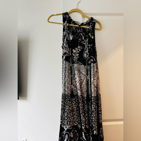 Cupio Black and White Patterned Maxi Skirt - Picture 3 of 9